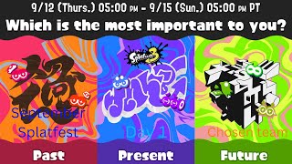 Splatoon 3 September Splatfest Team Future Day 1 [upl. by Nnyleuqaj808]