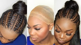 ChrissyBales  How To Stitch Braid On 13 by 6 frontals  Bleaching Plucking And Stitching [upl. by Wertheimer112]