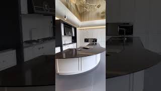 Modern kitchen✨🤍 kitchendesign customcabinets interiordesign inspiration trend [upl. by Rabjohn]