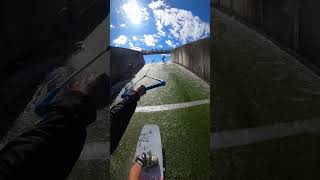 GoPro  Wakeskating a Dam 🎬 Loïc Benoit Shorts Wakeskate [upl. by Budworth]