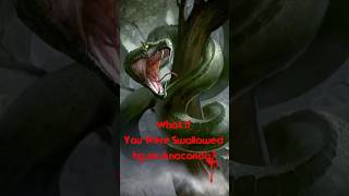 What Happens If an Anaconda Swallows You anaconda snakes snake snakevideo [upl. by Lash943]