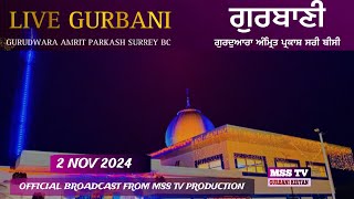 🔴 2112024 LIVE EVENING FROM GURUDWARA AMRIT PARKASH SURREY BC msstvproduction [upl. by Devonna418]