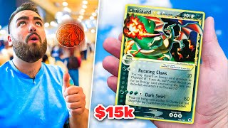 15000 Coin Flip for Charizard Gold Star [upl. by Hsirrap]