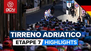 TirrenoAdriatico 2022 Etappe 7 Highlights [upl. by Primaveras]