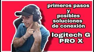 como usar y conectar LOGITECH G PRO X [upl. by Ellehsram187]