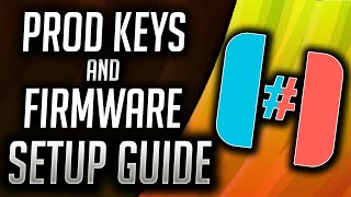 Ryujinx Prod Keys amp Firmware Setup Guide  2022 Ryujinx Switch Emulator [upl. by Florrie]