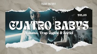 Maluma  Cuatro Babys LetraLyrics ft Trap Capos Noriel Bryant Myers Juhn [upl. by Ella]