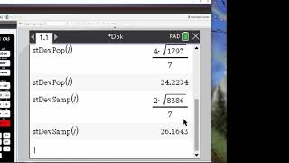 Beschreibende Statistik mit dem TI NSpire CX CAS [upl. by Sverre731]