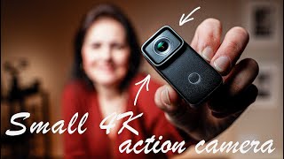 SMALL 4K BUDGET Action Camera  SJCAM C200  Review and Sample Footage [upl. by Tihom531]