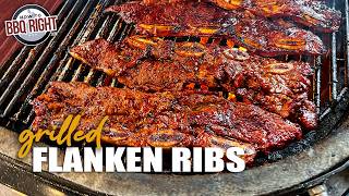 Beef Flanken Ribs  Grilled to Perfection [upl. by Koblas]