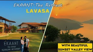 Ekaant Resort Lavasa City  Sunset Valley View From Rooms  Lavasa City Pune  Ekaant The Retreat [upl. by Simdars281]