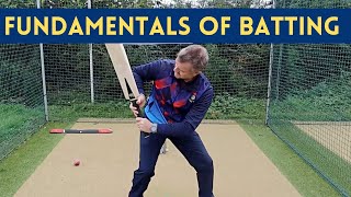 How To Bat In Cricket With The CORRECT Grip Backlift amp SetUp  Technical Foundations Of Batting [upl. by Akirehc]