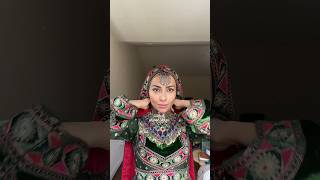 GRWM how style an afghan dress hijab afghanistan afghan modest grwm [upl. by Holcomb]