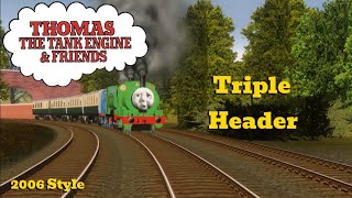 Triple Header  Trainz Retro Style [upl. by Wixted44]