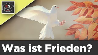 Was ist Frieden Positiver und Negativer Frieden Vergleich  Frieden einfach erklärt EinfachSchule [upl. by Aira]