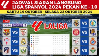 Jadwal Liga Spanyol 2024 Pekan 10  Celta Vigo vs Real Madrid  Barcelona vs Sevilla  Laliga 2024 [upl. by Patrica]