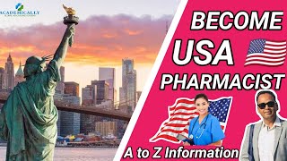 How to Become Registered Pharmacist in USA  USA Pharmacist Salary  Exam  Eligibility  Fees [upl. by Ynttirb895]