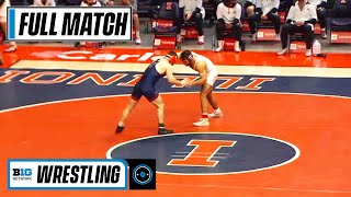 165 LBS Ethan Smith Ohio State vs 10 Dan Braunagel Illinois  2021 B1G Wrestling [upl. by Damal]