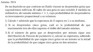 oposiciones asturias 2016 probabilidad binomial y poisson [upl. by Lala]