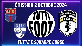 TUTTI FOOT  Vincent Martelli Milieu de Terrain et Julien Bouzin Entraîneur Adjoint du FC Balagne [upl. by Lorilyn]