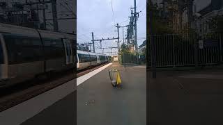 Départ et arrivée de 2 UM2 de NAT Z50000 IDFM à EpinayVilletaneuse train paris parissaintgermai [upl. by Darnell]