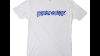 FUCKING AWESOME LOGO TEE WHITE [upl. by Gans177]