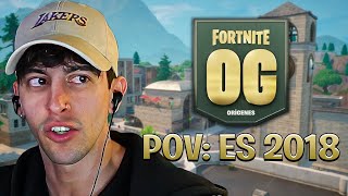 Robleis juega Fortnite OG Volvamos a 2018 [upl. by Biddie]