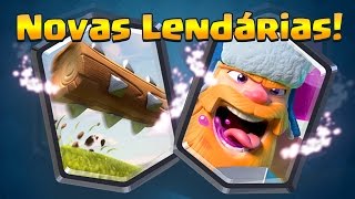 NOVAS LENDÁRIAS O TRONCO  LENHADOR ATUALIZAÇÃO CLASH ROYALE SNEAK PEEK 3 [upl. by Lesiram]