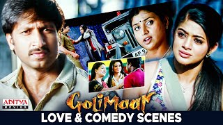 quotGolimaarquot Movie Love amp Comedy Scenes  Hindi Dubbed Movie  Gopichand  Priyamani  Aditya Movies [upl. by Portuna]