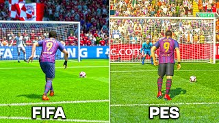 LUIS SUAREZ Penalty Kicks • FIFA vs PES 20082023 [upl. by Flower]