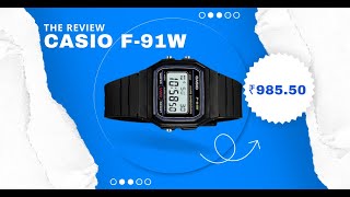 quotCasio F91W Unboxing amp Review The Legendary Affordable Watchquot f91w casio reviewing india [upl. by Calandra15]