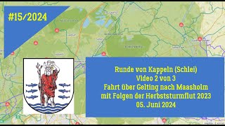 1524  Video 2 von 3 mit Start in Kappeln an der Schlei [upl. by Ruella]