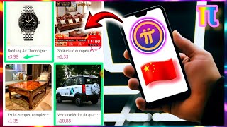 PI NETWORK π  esse é o Preço da Moeda na CHINA Marketplace ao estilo Shopee [upl. by Mitzie]