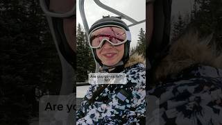 First time snowboarding How do you think she did snowboarding snowboardingseason snowboard [upl. by Conners]