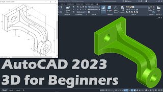 AutoCAD 2023 3D Tutorial for Beginners [upl. by Simpson]