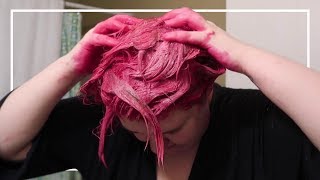 I Tried Dyeing My Hair from Brown to Pink with Arctic Fox [upl. by Tol]