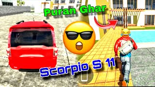 Puran Ghar 🏡  Old House 🏠  Scorpio S 11 Long Drive  indianbikedriving3d gaming [upl. by Leotie]