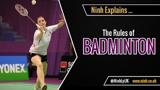 The Rules of Badminton  EXPLAINED [upl. by Allehcim]