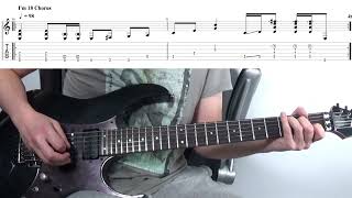 Im Eighteen Alice Cooper Guitar Lesson amp Tab Chorus Riff [upl. by Nwahsyt]