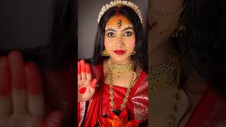 Durga Mata Makeup 🙏🔱 durga viralvideo shortviral [upl. by Yllut]