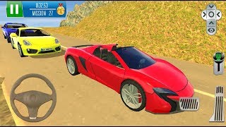 Direksiyonlu Kırmızı Araba Park Etme Oyunu  Parking Island Mountain Road  Android GamePlay 3 [upl. by Maddalena]