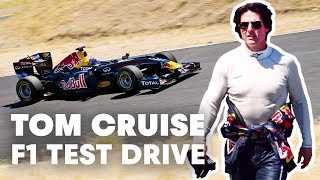 Tom Cruise test drives Red Bull Racing F1 car [upl. by Sibella]