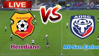 Herediano Vs AD San Carlos Football Live stream [upl. by Initsed959]