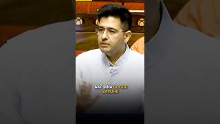 Raghav Chadha ने कैसे की Budget की सबसे बड़ी गलती Expose RajyaSabha viral shorts [upl. by Anailuy]