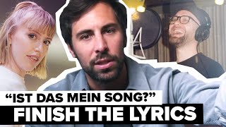 Finish The Lyrics 𝙈𝙖𝙭 𝙂𝙞𝙚𝙨𝙞𝙣𝙜𝙚𝙧 singt die Songs von Lea Michael Schulte Clueso amp Co [upl. by Esoj]