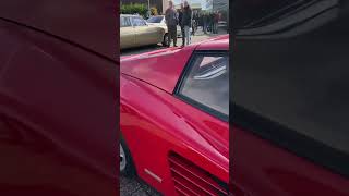 ❤️Ferrari Testarossa  Silverstone Classic Sunday 2024 in Zwanenburg  carlive [upl. by Kaylee]