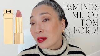 TRYING NEW MAKEUP  LUXURY KNITWEAR HAUL Loewe  Toteme  Khaite [upl. by Eladnek]