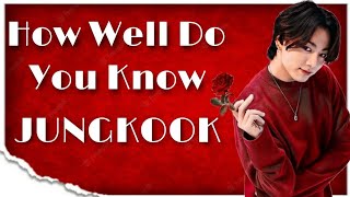 BTS Jungkook Quiz  How well do you know Jungkook [upl. by Llerraj]