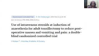 Role of steroids in clinical anaesthesia  Dr Sivakumar Pillai  ISACON Kerala 2021 [upl. by Dreeda]