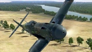 IL2Battle of Stalingrad Bf 109 G2 quick mission [upl. by Iilek937]